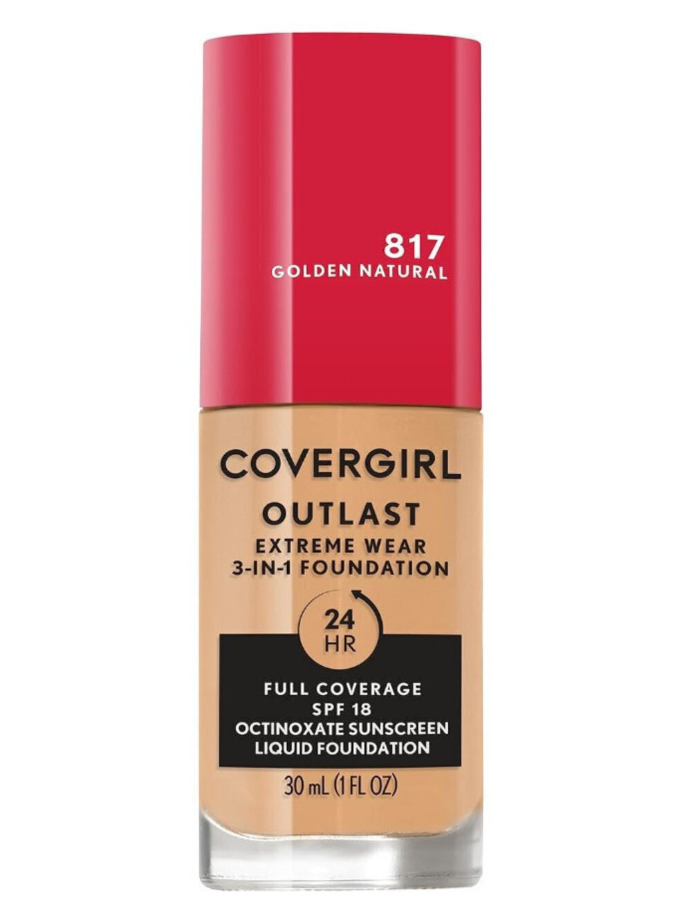 CoverGirl Outlast Extreme Wear 3-in-1 Foundation - 817 Golden Natural